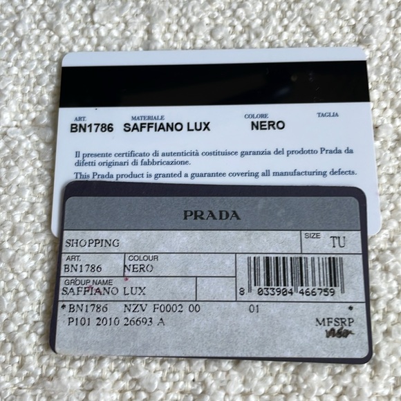 PRADA Saffiano Lux Tote Medium Size - Black - Picture 13 of 16